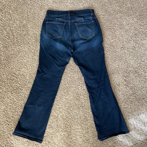 New York & Co Petite Mya Curvy Sculpting Bootcut Jeans, Blue, 14 P - Picture 4 of 7